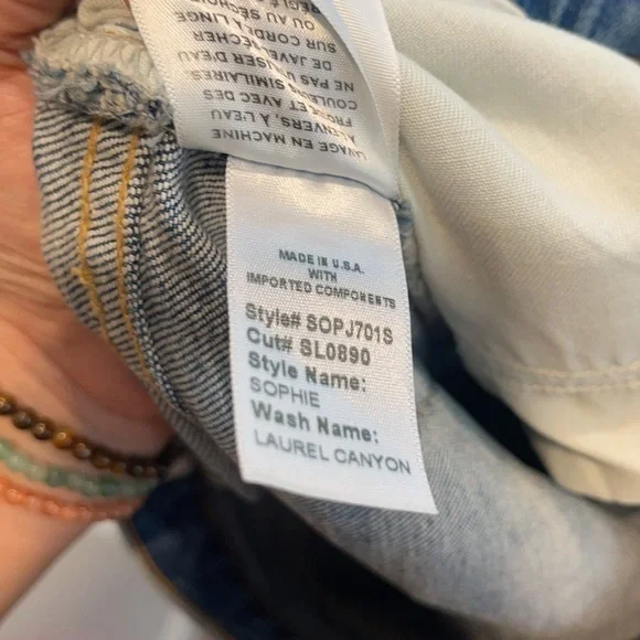 SLVRLAKE SOPHIE LAUREL CANYON Size 28